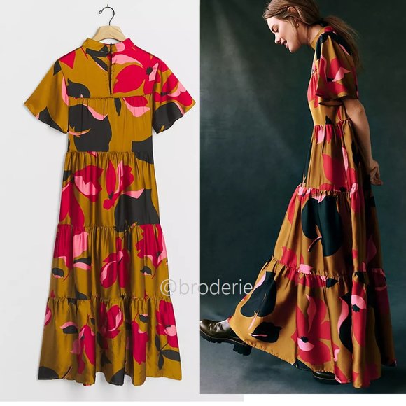 Anthropologie Corey Lynn Calter Gianna Tiered Maxi - Picture 2 of 7